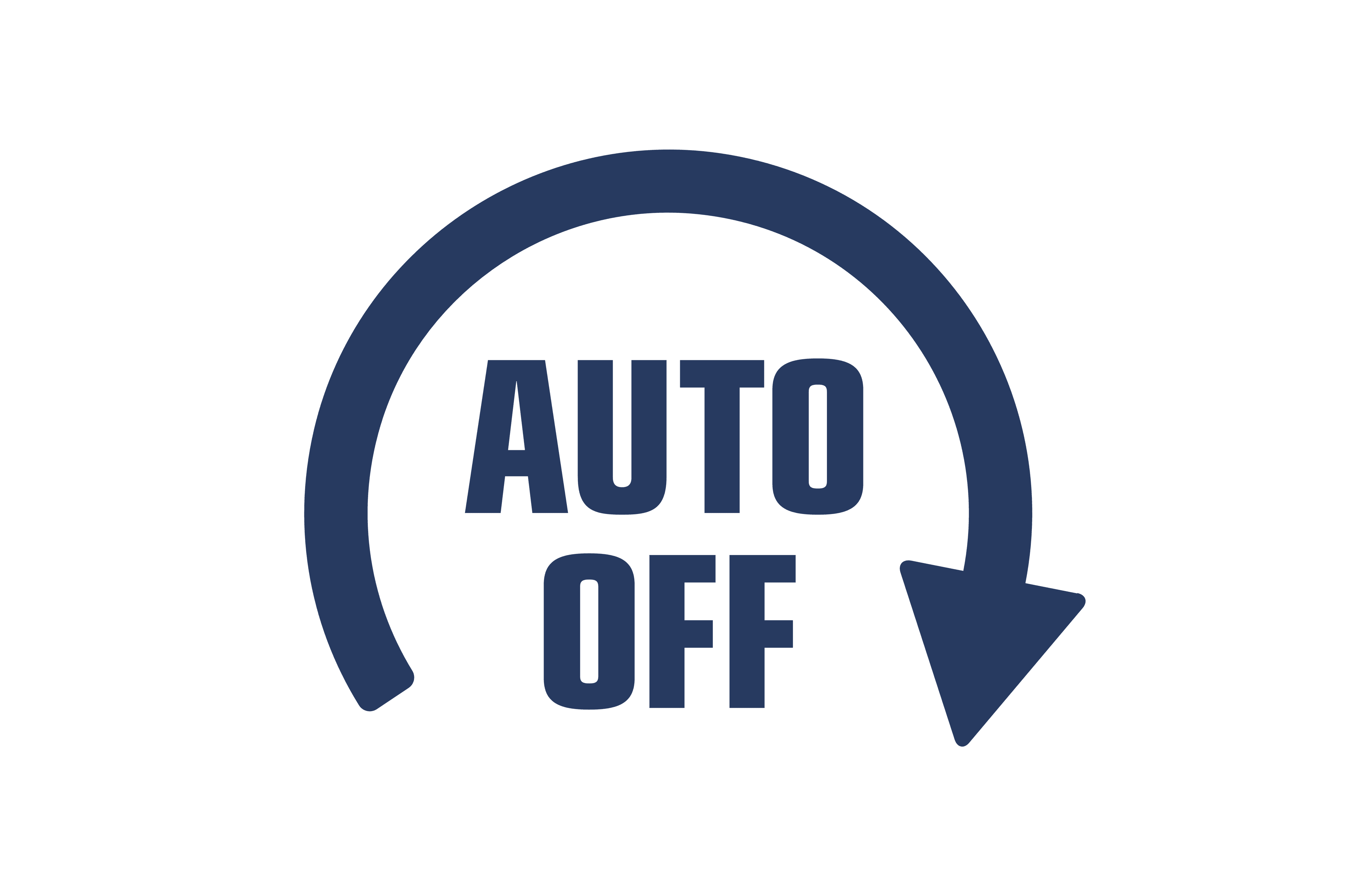 The product automatically shuts down when left unattended, extending battery life and reducing injury risk. image